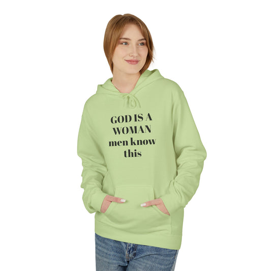 God is a WOMAN Empowering Quotes Hoodie for Women, Unisex Hoodie, Inspirational Apparel, Casual Women's Sweatshirt, Gift for Her